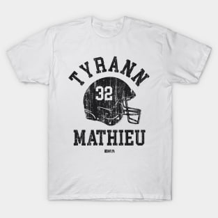 Tyrann Mathieu New Orleans Helmet Font T-Shirt